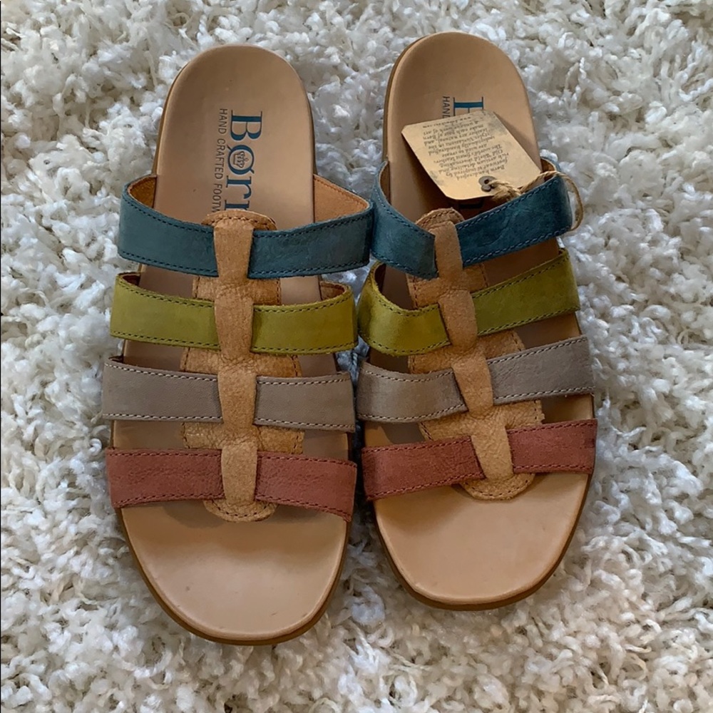 Born Multi-Colored Sandals 9